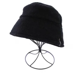 カシラ CA4LA バケットハット 帽子 ウール 日本製 黒 /BM