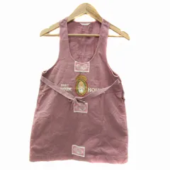 ベビーピンクハウス BABY PINK HOUSE ジャンパースカート ワンピース Uネック プリント リボンベルト付き S ピンク /YS9 女の子