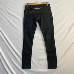 EVISU DONNA エヴィス ドンナ ストレート デニムパンツ ボトムス ジーンズ 濃紺 インディゴ【中古】 レディースのサムネイル