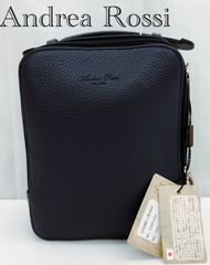 【未使用】アンドレアロッシ オーストリッチ リュック ネイビー イタリア製 未使用】アンドレアロッシ オーストリッチ リュック ネイビー