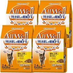 【新品・9.6kg】AllWell 避妊・去勢後の体重ケア チキン 2.4kg×4袋 オールウェルのサムネイル