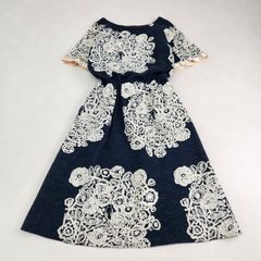 美品 ミナペルホネン ロングワンピース ドレス コットン×シルク