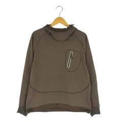 アンドワンダー and wander back nap raising hoodie プルオーバーパーカー メンズ JPN：3 
