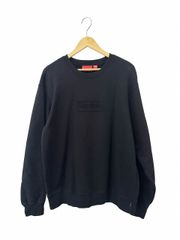シュプリーム SUPREME 20SS Cutout Logo Crewneck カットアウト ロゴ クルーネック スウェット トレーナー L 黒 ブラック ブランド古着ベクトル 中古☆AA★260324
