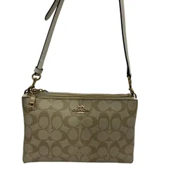 COACH コーチ ショルダーバッグ F58328 ベージュ PVCレザー レディース 【中古】 12603K100