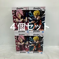 未開封 NARUTO ナルト疾風伝 NARUTO 72 series 45 Grandista 春野サクラ HARUNO SAKURA うずまきナルト UZUMAKI NARUTO BANPRESTO フィギュア 4個セット LF3956 f101