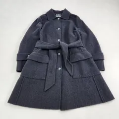 Salvatore Ferragamo　ウールコート　希少 カシミヤ アンゴラ サルヴァトーレフェラガモ ヴィンテージ ベルテッド