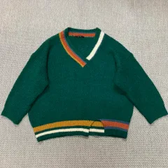 オーバーサイズ Vネック ニット プルオーバー