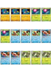 【中古】 ポケモンカードゲーム 現行レギュレーション 構築応援15枚セット vol.33 SV5A SV5A 046/066 C デッキパーツ 15枚セット