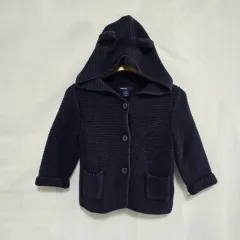 ベイビー GAP ネイビー クマ ドール ニット カーディガン キッズ 1歳 10 27