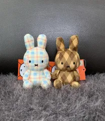 (秋の新作/2種まとめ売り)ミッフィー ぬいぐるみ キーホルダー ウサギ人形 バッグホルダー