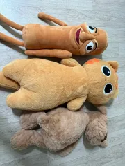 中型から大型の人形 ( 50 55cm ) 3 犬 まとめ売り