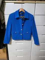 ZARA(ザラ) 青 ショートジャケット S