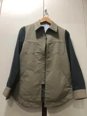 バイカラージャケット アウター s