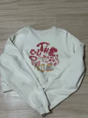 アイボリ クロップド スウェット m 出品