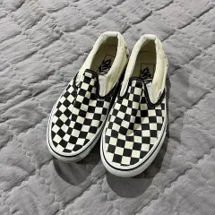 VANS チェッカーボード スリッポン シューズ 235