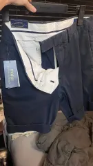 タグ付き 新品 ポロ ネイビー コットンハーフパンツ