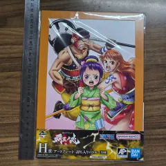 ONE PIECE 一番くじ H賞 アートディスプレイカード ウソップ ナミ 鬼龍 紅郎