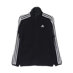 M adidas(アディダス) 黒 3本線 ウインドブレーカー ジャージ トラックトップス ジップアップジャケット