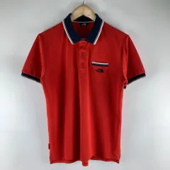 THE NORTH FACE(ザノースフェイス) レッド 半袖 ポロTシャツ 100 250826