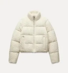 ザラ ニット ダウン アノラック