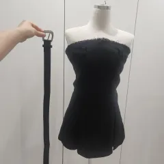 新品 ツイード ミニスカート トップス ベルト セット