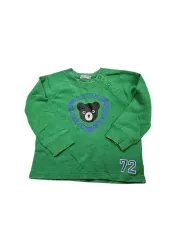 ミキハウス グリーンカラー トレーナー Tシャツ 90