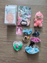 (正規品) ラブブ ぬいぐるみ + 編み物 服 まとめ