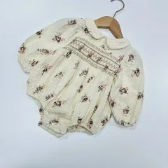 75 더랄라 ガーゼ コットン シャーリング スーツ