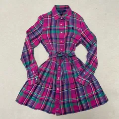 ラルフローレン シャツワンピース キッズ M (8-10)