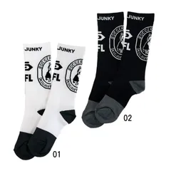 サッカージャンキー SOCCER JUNKY  パンジェルマン ミドルソックス  サッカーフットサル  ソックス  26SS (SJ26A38)、02ブラックのサムネイル