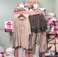 カモメサンショウ コモレビ モリノガト フユ コヤヴィンテージ コーディネートセット