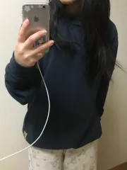 カーハート 起毛 スウェット ネイビー S 出品