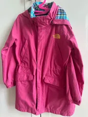 キッズ ザノースフェイス ピンク色 ウィンドブレーカー (120)