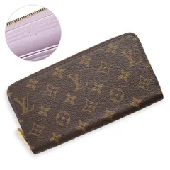 ルイ ヴィトン M25813 ジッピー ウォレット モノグラム ミスティライラック ライトパープル ブラウン ラウンドファスナー 長財布 ゴールド金具 箱付 LOUIS VUITTON（未使用　展示品）