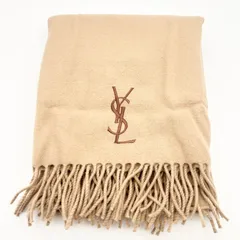 【未使用品】YVESSAINTLAURENT 西川産業 ひざ掛け ウール100％ 日本製