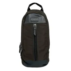 COACH(コーチ) ワンショルダーバッグ ヴァリックナイロンスリングパック F70692 カーキ×ダークネイビー レザー