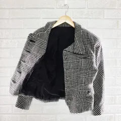 --- 9 900 一---( 55 サイズ 日本 ヴィンテージ レトロ ウール 90 % ジャケット 439