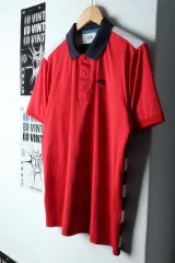 （ M ） K2 K2(ケイツー) 半袖 カラー Tシャツ 登山 機能性 赤- 143F2