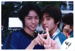 嵐 99年 デビューハワイ 櫻井翔/二宮和也 公式写真 *1枚