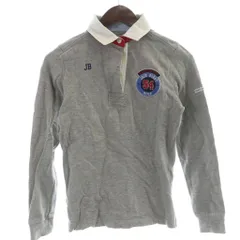 パーリーゲイツ PEARLY GATES Jack Bunny!! ジャックバニー ポロシャツ 長袖 ワッペン グレー 0 /NS