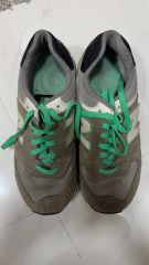 ニューバランス 574 グレー/グリーン スニーカー