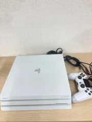 ！0 通電確認済み 動作未確認 ソニー PlayStation 4 Pro グレイシャー・ホワイト 1TB ps4 【ゲーム機本体】【2】