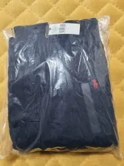 ポロラルフローレン ケーブル ハーフジップアップニット Lサイズ ネイビー