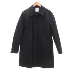 ユナイテッドトウキョウ UNITED TOKYO ギャバステンカラーコート ミドル丈 2 紺 ネイビー /UO