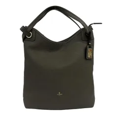 PELLE BORSA(ペレボルサ) リュックサック美品  - グレー 2way レザー