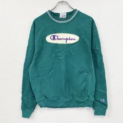 古着 used　Champion　チャンピオン　リバースウィーブ　スウェット/トレーナー　デカロゴ　緑　グリーン　Mサイズ