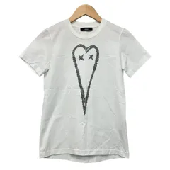 DIESEL(ディーゼル) 半袖Tシャツ サイズXS レディース美品  白×シルバー ハート