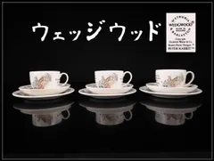 WEDGWOOD 【ウェッジウッド】 PETER RABBIT ピーターラビット カップ＆ソーサー プレート 3組 9点セット／美品！CQ195