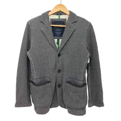 アルマーニジーンズ ARMANI JEANS レザーパイピング ジャージー テーラードジャケット レディース import：XS のサムネイル